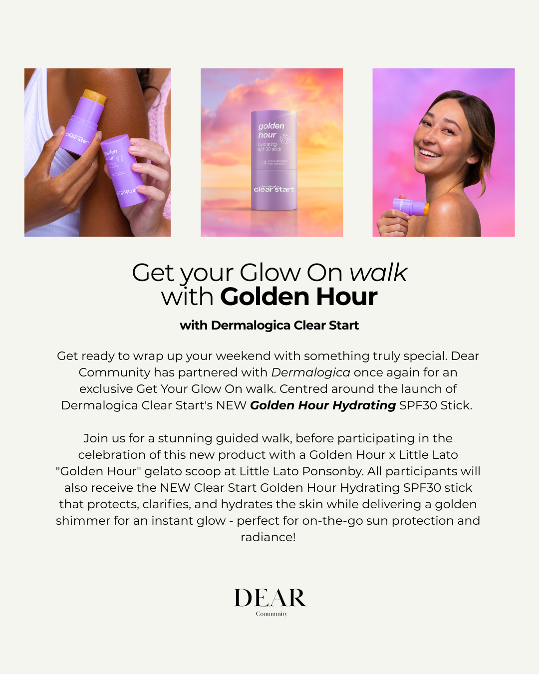 Dear Community x Dermalogica Get your Glow On