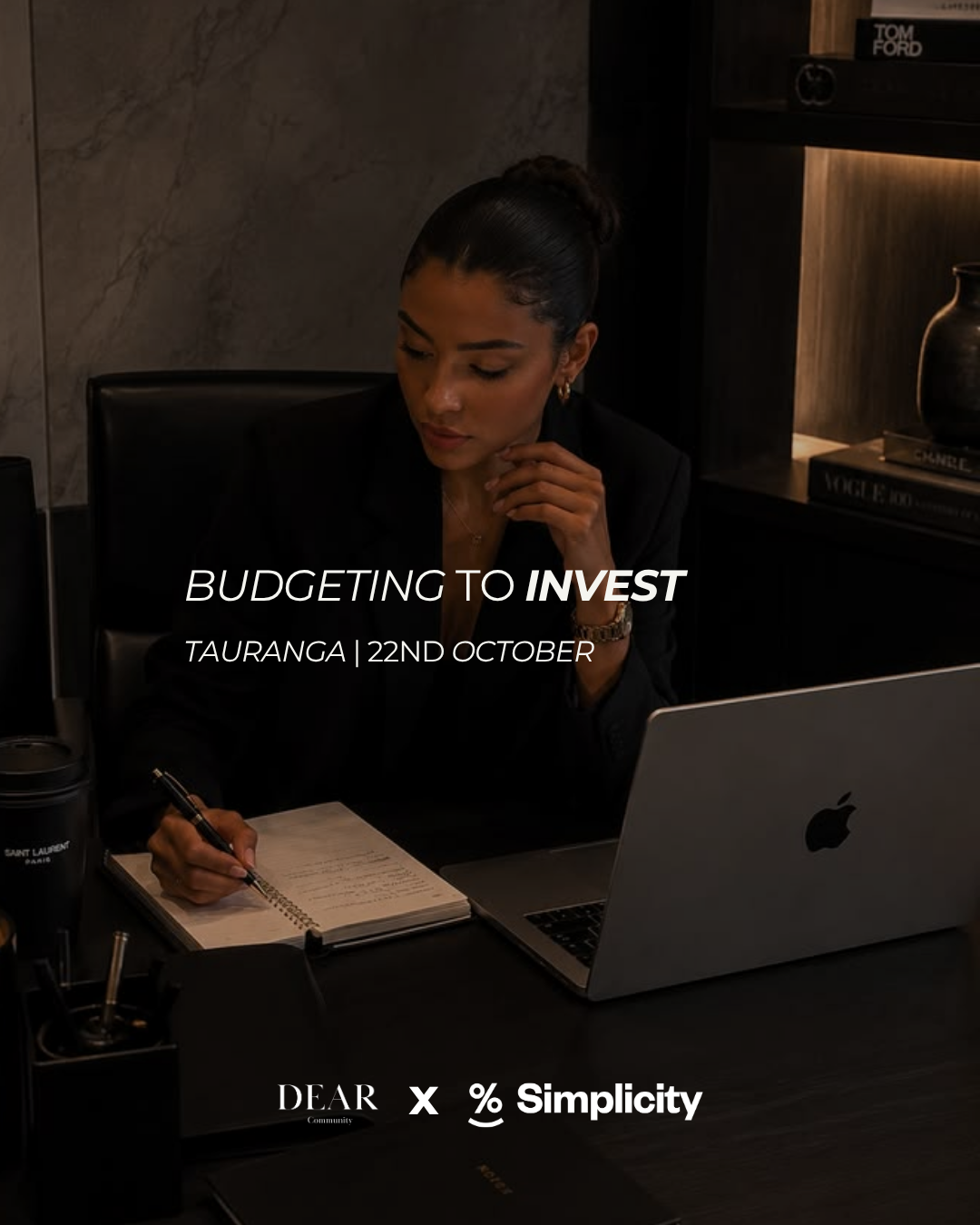 Tauranga: October Simplicity Budgeting To Invest