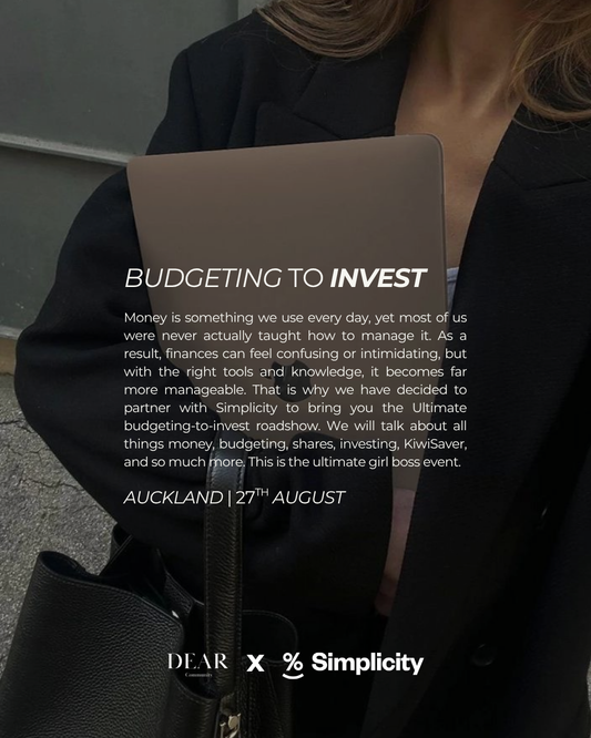 Auckland: August Simplicity Budgeting to Invest