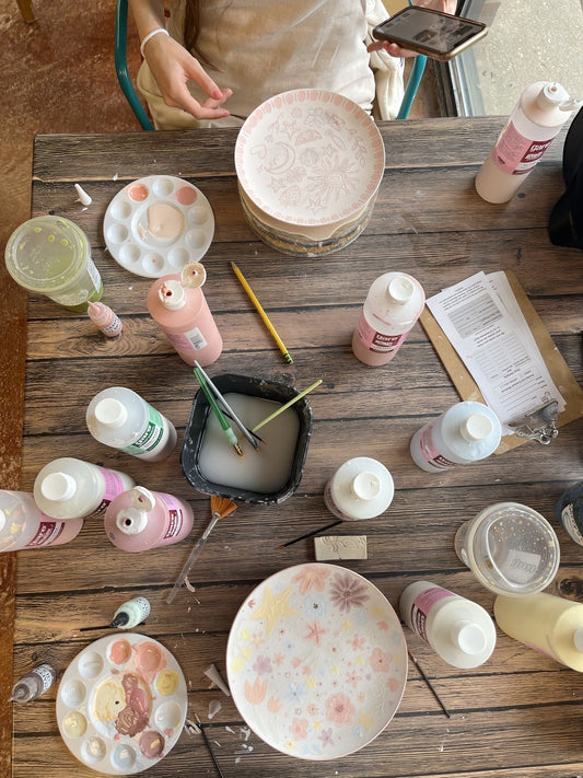 Palmerston North: February Pottery Painting - Galentine’s Edition